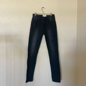 One Teaspoon Acid Wash Midnight Skinny Jeans